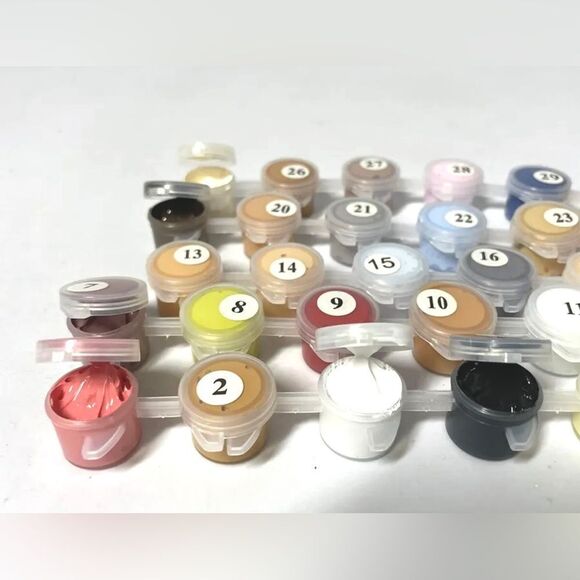 Vintage Paint By Number Norman Rockwell Saturday Evening Post PUPPY LOVE NIB - Picture 9 of 9